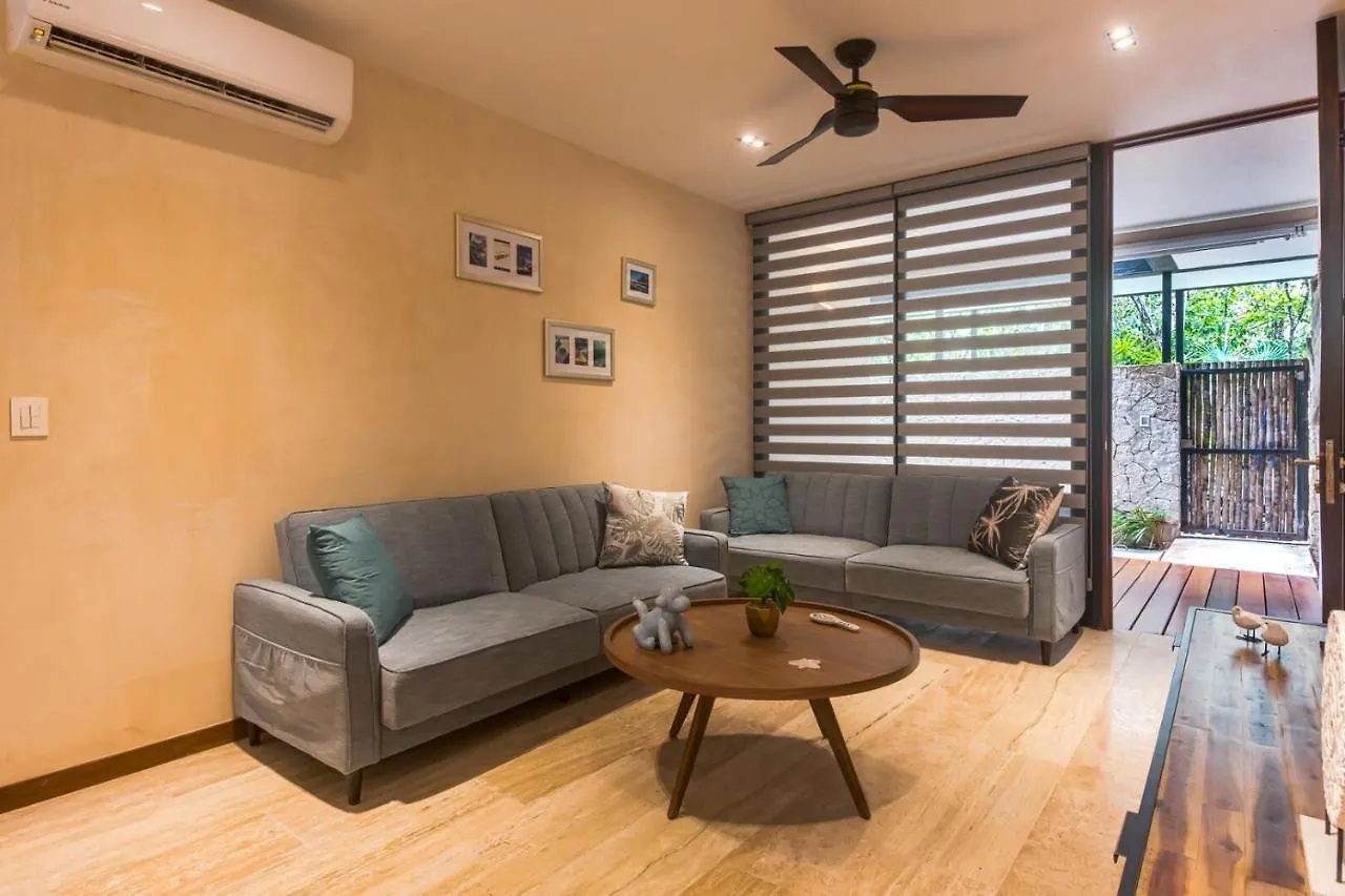 Beautiful Bungalos Luxury Apartment By Lockey In Gated Community At Aldea Zama Tulum